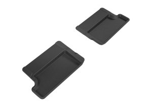 Audi TT Floor Mats - Rear - 3D MAXpider - KAGU Series - Black - `16-`20